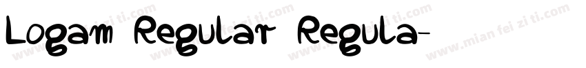 Logam Regular Regula字体转换